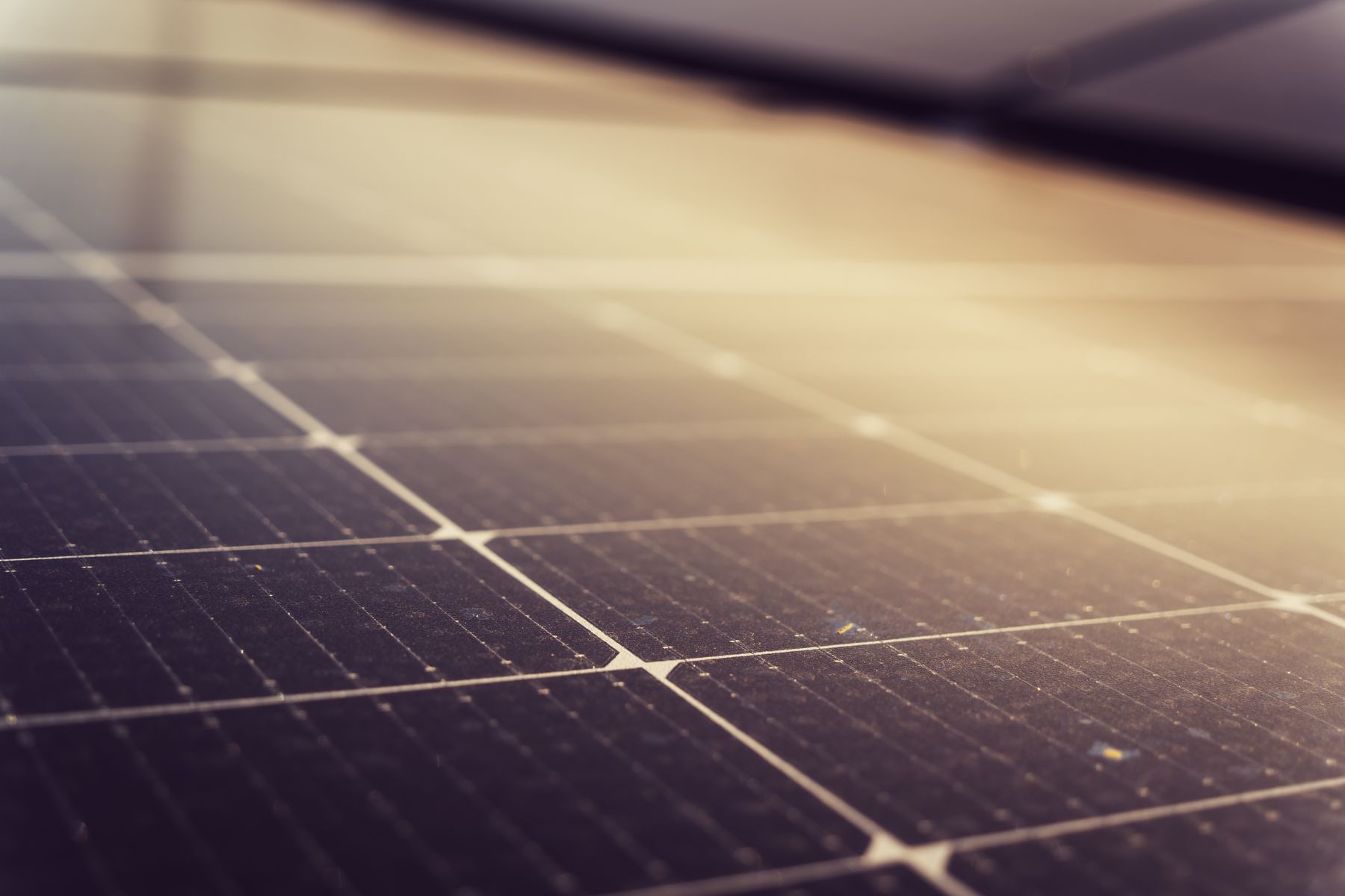 Solar panels — illustrative stock photograph